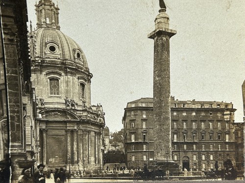 Roma colonna trajana c1900 - roma,