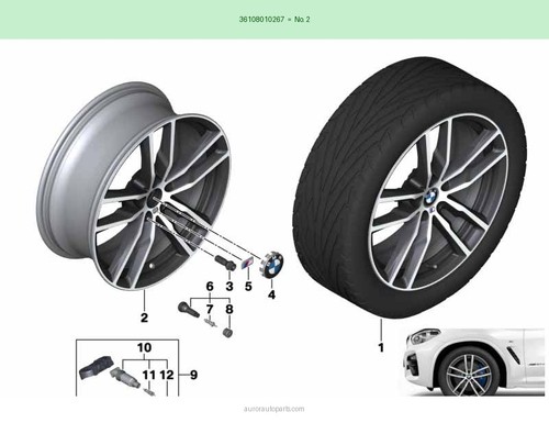 Bmw cerchio lega originale - bmw,