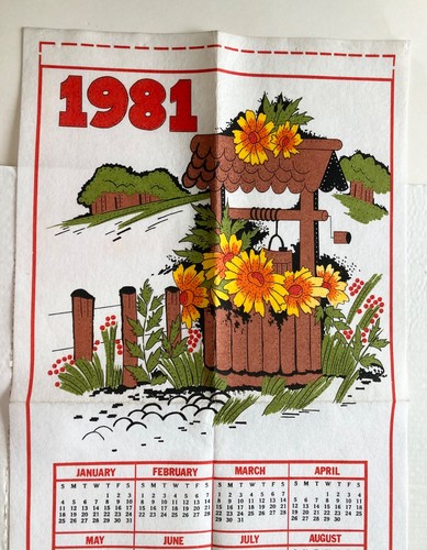 Calendario parete vintage - da,