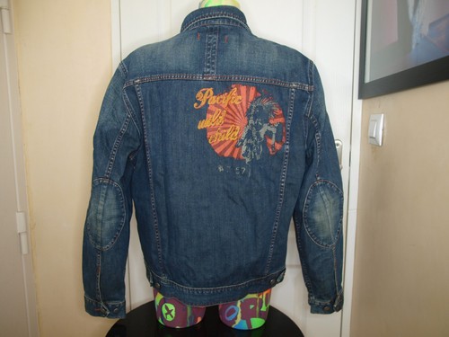 Blouson vintage jean - blouson, en