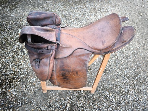 Superbe selle sangle cuir - selle,