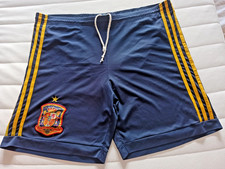 Shorts Spagna Nazionale Adidas Pantaloncini blu vintage Anni 2000 size M