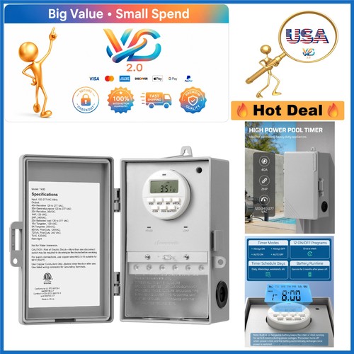 Timer pompa piscina digitale - timer,