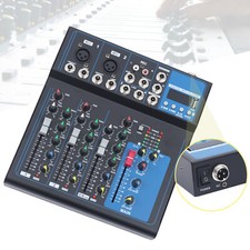 Mixer Audio 4 Canali Portatile