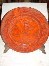 PIATTO GRANDE IN TERRA COTTA INVETRIATA - GEOFFREY  EASTOR 