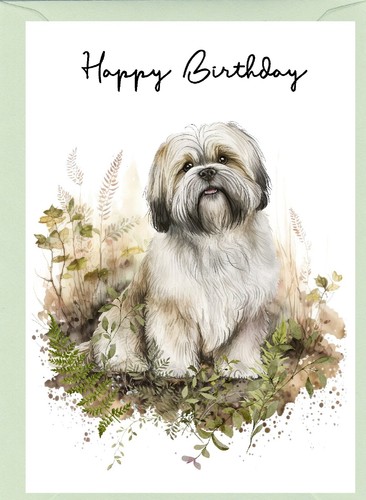 Biglietto compleanno lhasa - biglietto,