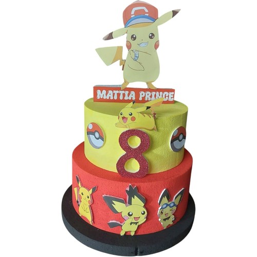 Torta decorativa pokémon - torta,
