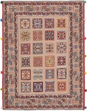 Kilim Suzani Intrecciato a
