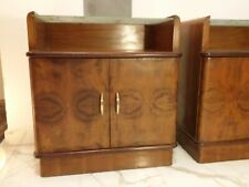 RARA coppia di comodini italiani anni 50 in noce stile Paolo Buffa