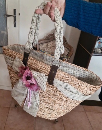 Borsa paglia estiva - paglia,