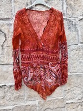 ? Tunica? abito tunica hippie Bali Goa boho beach wear top camicetta XS/S