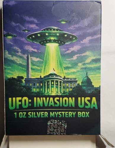 Ufo invasion usa silver - usa,