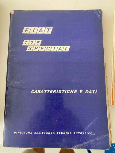 Libretto fiat 125 - fiat,