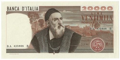 20000 lire banca italia - banca, d'italia