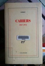 Cahiers   (1957-1972)  Cioran