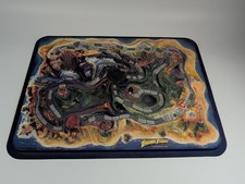 Milton Bradley 1986 Fireball Island gioco in plastica solo da tavolo