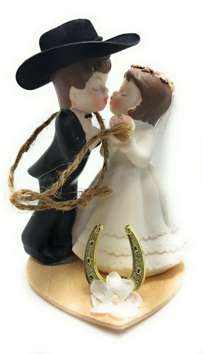 Cake topper coppia baci