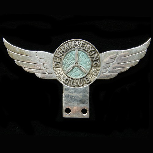 Denham flying club car - denham, badge