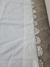Crochet Lace Edge flat Sheet