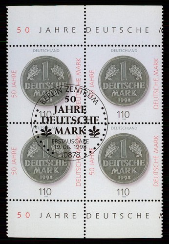 Francobollo germania 1998 - germania,