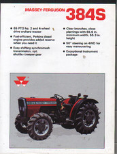 Scheda brochure trattore