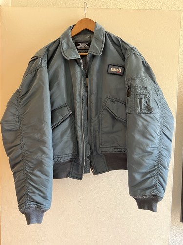 Giacca bomber schott blu - giacca,