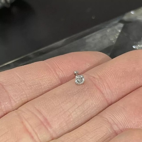 Piercing anello vite perno
