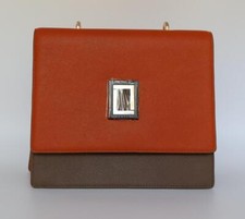 Marianna Satchel Orange/Taupe
