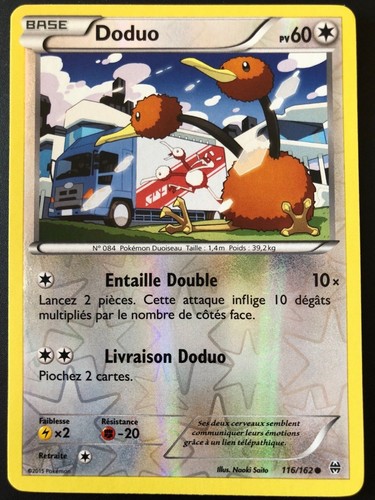 Carte pokemon doduo 116 162 - pokemon,