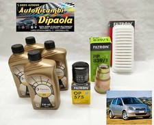 KIT TAGLIANDO TOYOTA YARIS P1 (2001-2005) 1.4 D-4D DIESEL 55 KW 4L 5W40 + FILTRI