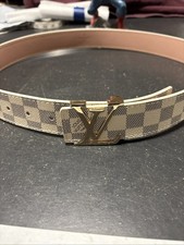 Cintura Louis Vuitton bianca