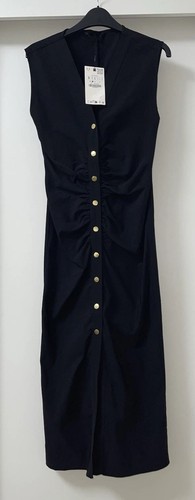 Zara abito midi nero - abito,
