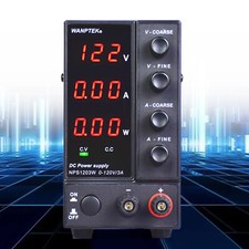 Alimentatore da laboratorio DC trasformatore alimentatori switching 0-120V regolabile lunga durata 3A US