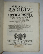 MEDICINA - ediz. 1716 - BAGLIVI - terremoto - Tarantola