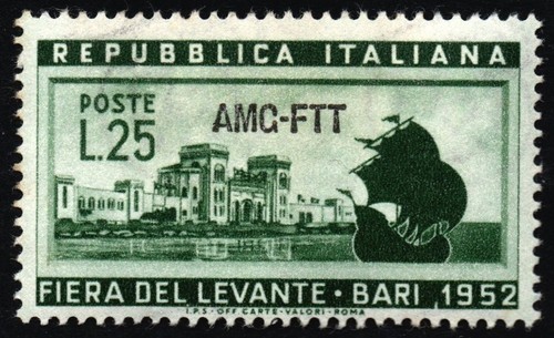 Trieste zona amg ftt 1952 - trieste, amg-ftt