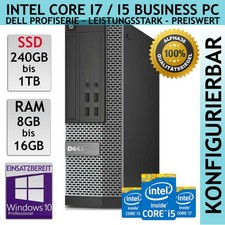 Dell Optiplex 7020 SFF Mini PC Intel Core i7 i5 fino a 1 TB SSD 8 GB 16 GB DDR3 Win10