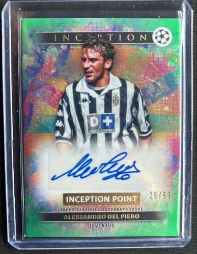 Carta topps del piero juventus - topps,