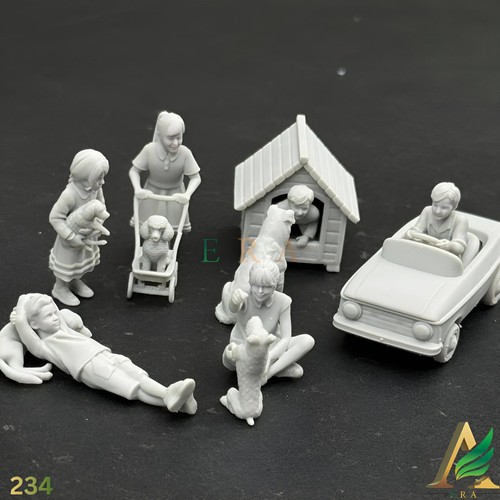 Set statuine resina - set, 1/35