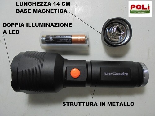 Torcia lampada portatile pile - lampada,