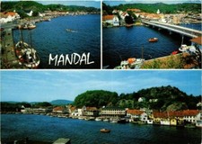 CPA AK Mandal - Souvenir NORVEGIA (830344)