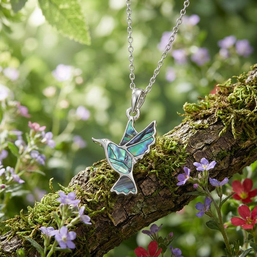 Collana goccia verde - goccia,