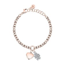 Bracciale MORELLATO donna Talismani acciaio oro rosa / bimba / cuore