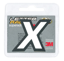 Lettera Adesiva "X" Colore