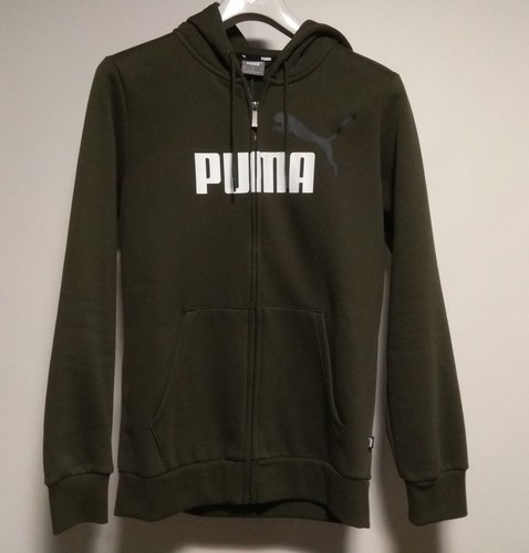 Felpa puma con cappuccio zip - e,
