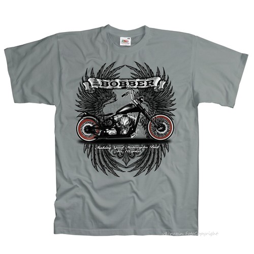 Shirt motociclista bobber - t-shirt,