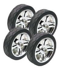 4x ruote di scorta 19cm Ø