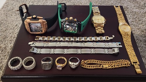 Lotto gioielli uomo orologi