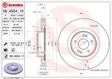 2x Disco freno ventilazione