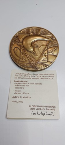 Medaglia italia zecca ipzs - medaglia,