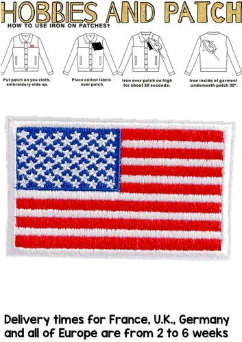 Patch bandiera usa toppa - patch,